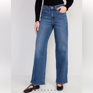 Old Navy High Waisted Wow Wide Leg Jeans - New Moon
